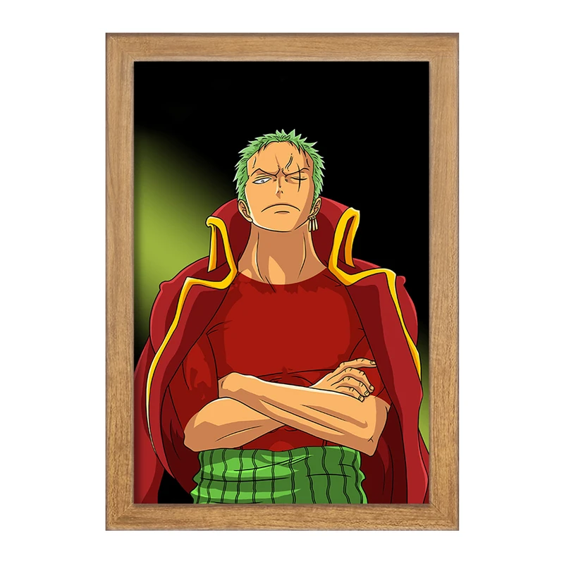 تابلو خندالو مدل زورو انیمه وان پیس One Piece  کد 17248