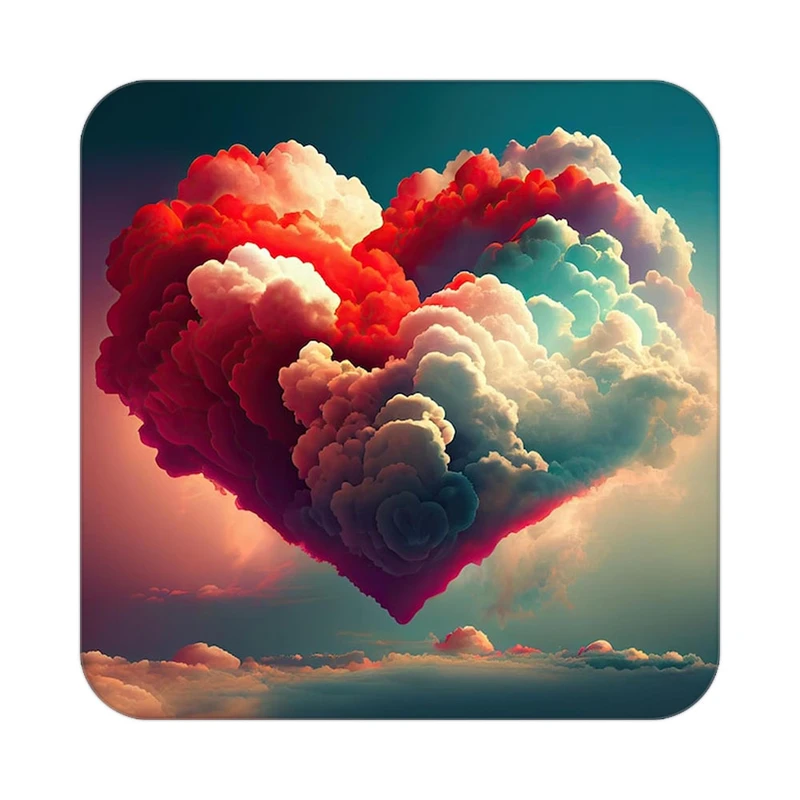 زیر لیوانی کاکتی مدل عاشقانه کد mp10696