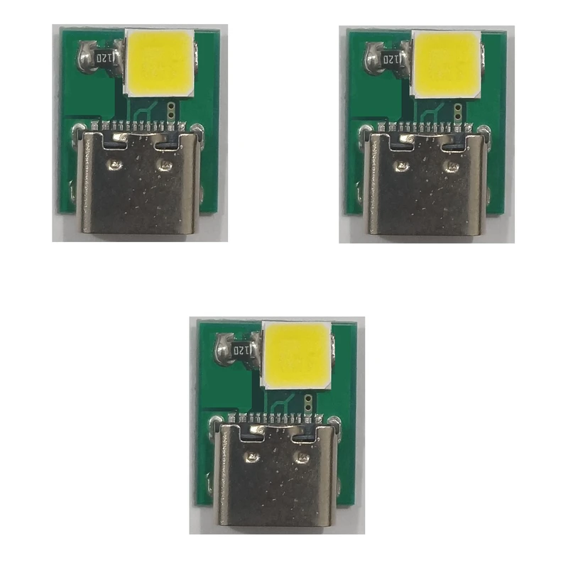 چراغ LED یو اس بی مدل USB-C کد C0.5W5054 بسته 3 عددی