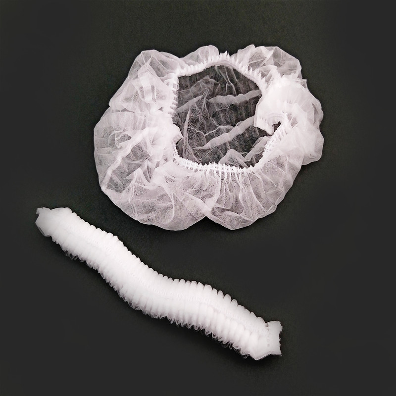 کلاه یکبار مصرف مدل آکاردئونی بسته 100 عددی