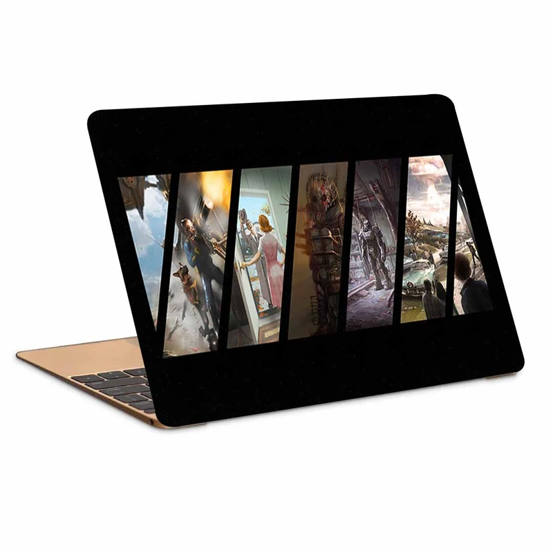 استیکر لپ تاپ طرح gaming wallpaper کد N-228مناسب برای لپ تاپ 15.6 اینچ