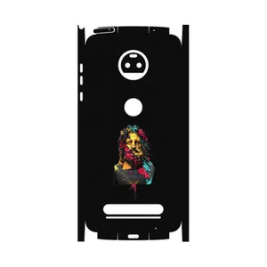 MAHOOT Painted Sculpture Digital Art-FullSkin Cover Sticker for Motorola Moto Z2 Force