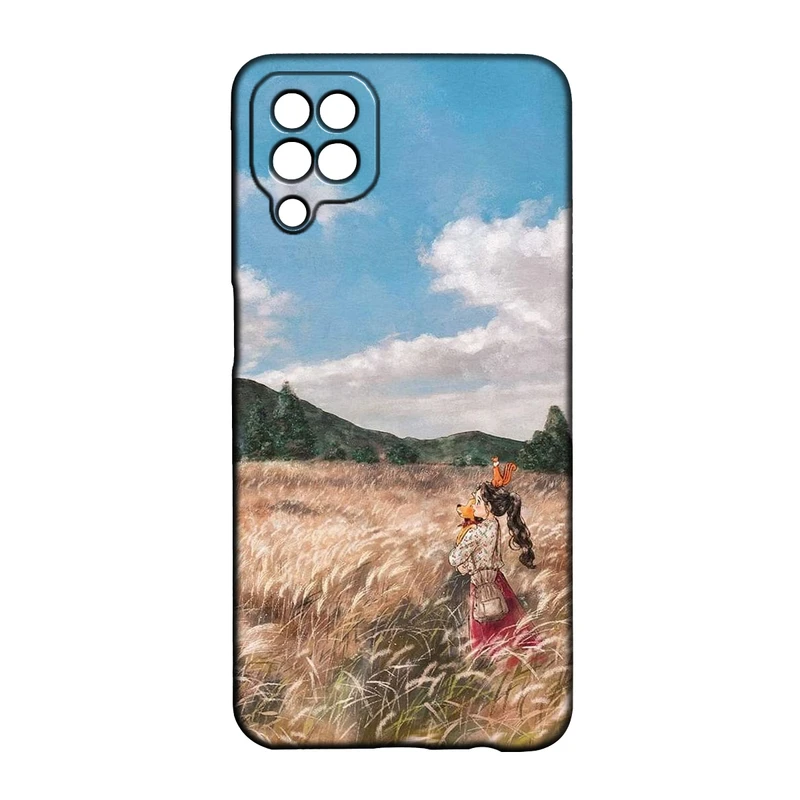 کاور طرح دخترانه کد 233 مناسب برای گوشی موبایل سامسونگ Galaxy A22 4g