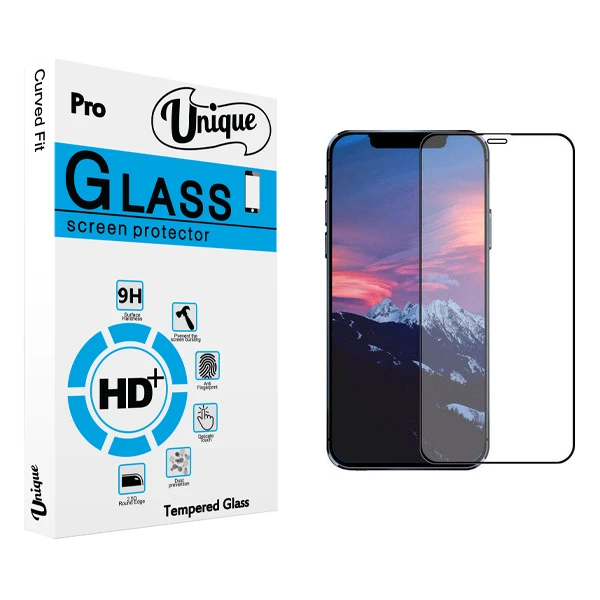محافظ صفحه نمایش سرامیکی يونيک مدل +Clear مناسب برای گوشی موبایل اپل iPhone 12 mini