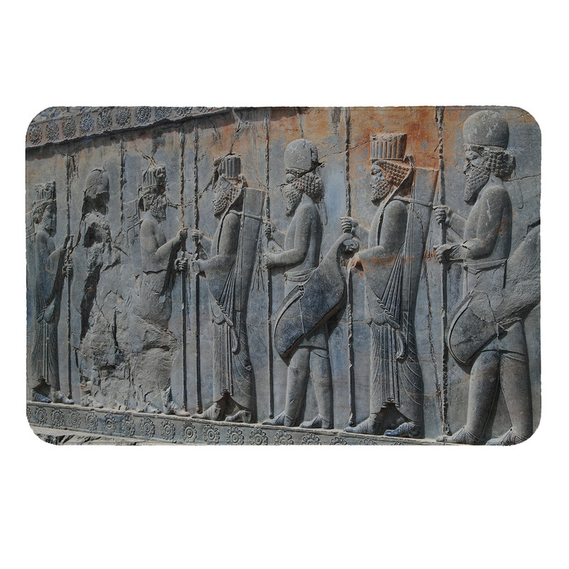 پادری  طرح آثار باستانی کد 184سایز 40x60 سانتی متر