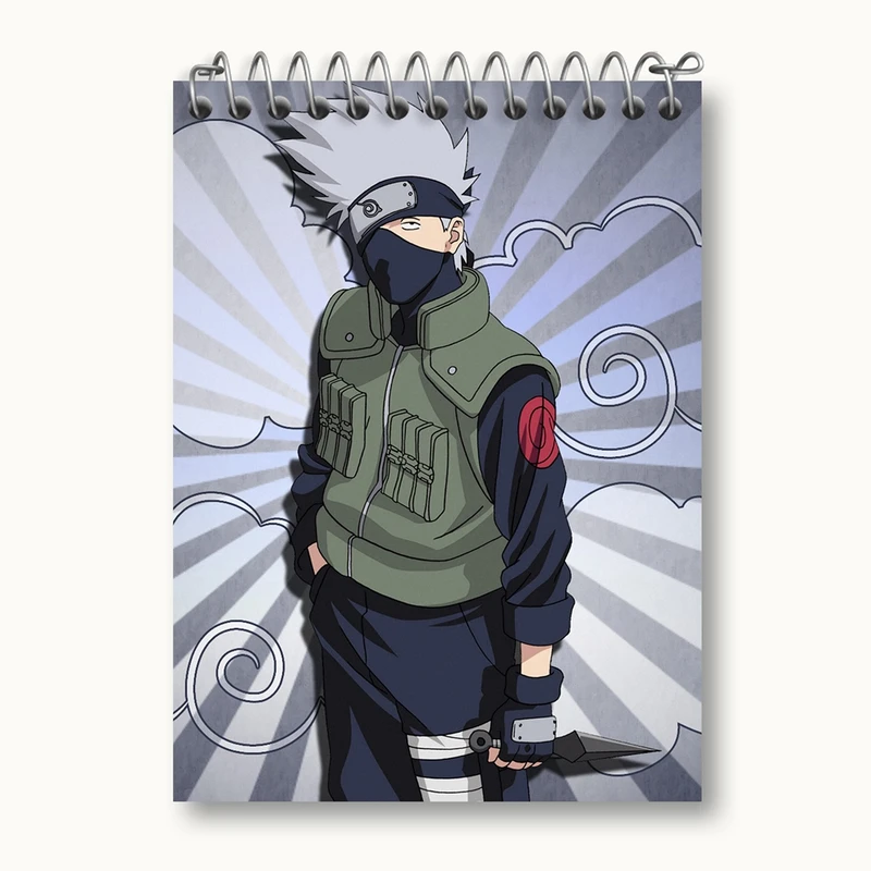 دفتر یادداشت 50 برگ خندالو مدل هاتاکه کاکاشی انیمه ناروتو Naruto کد 11232