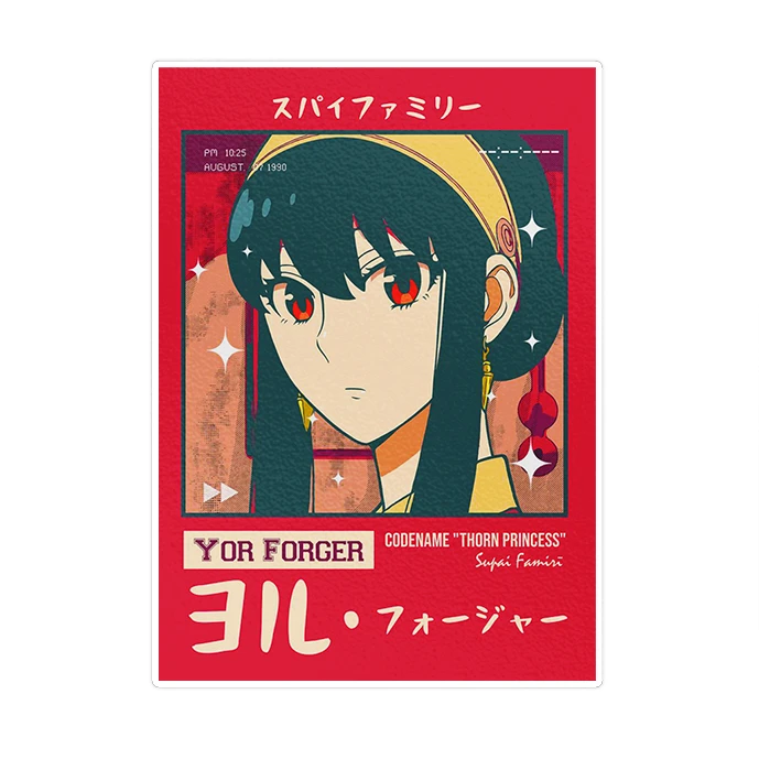 استیکر تزئینی موبایل و تبلت ماسا دیزاین مدل SM042 ANIME
