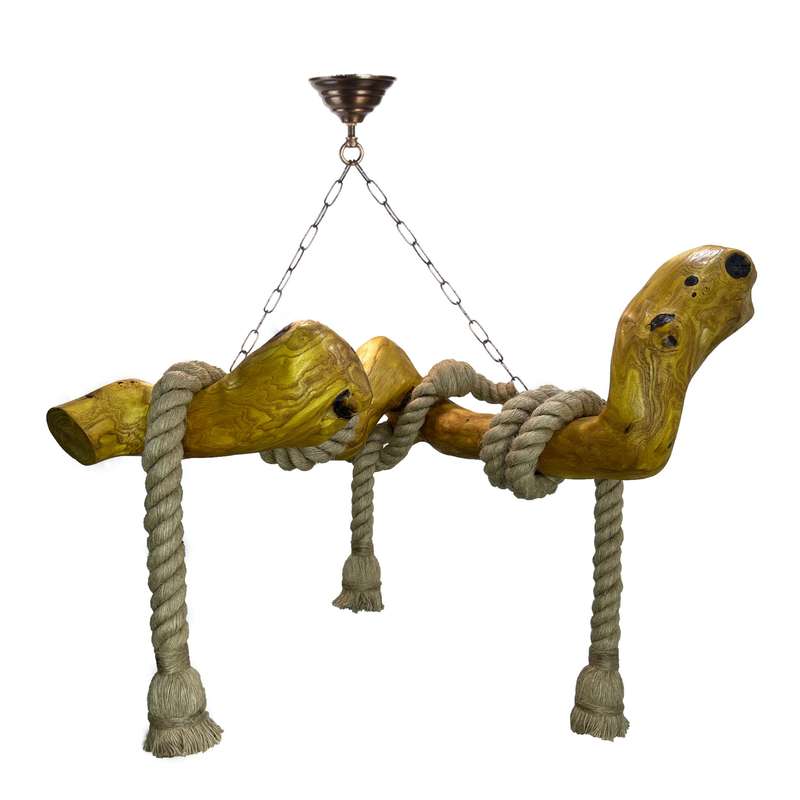 چراغ آویز ای دی ام وود مدل روستیک کد S-05