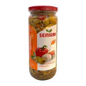 زیتون خرد شده با سبزیجات سمیران - 450 گرم