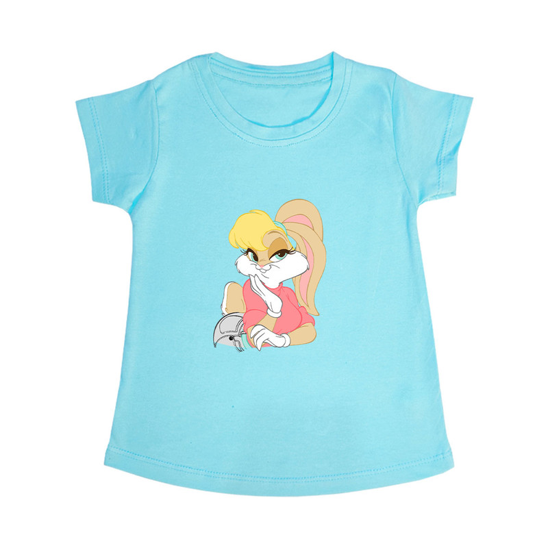 تی شرت آستین کوتاه دخترانه مدل Lola Bunny BL007