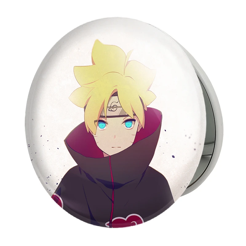 آینه جیبی خندالو طرح بوروتو اوزوماکی انیمه ناروتو Naruto مدل تاشو کد 11225 