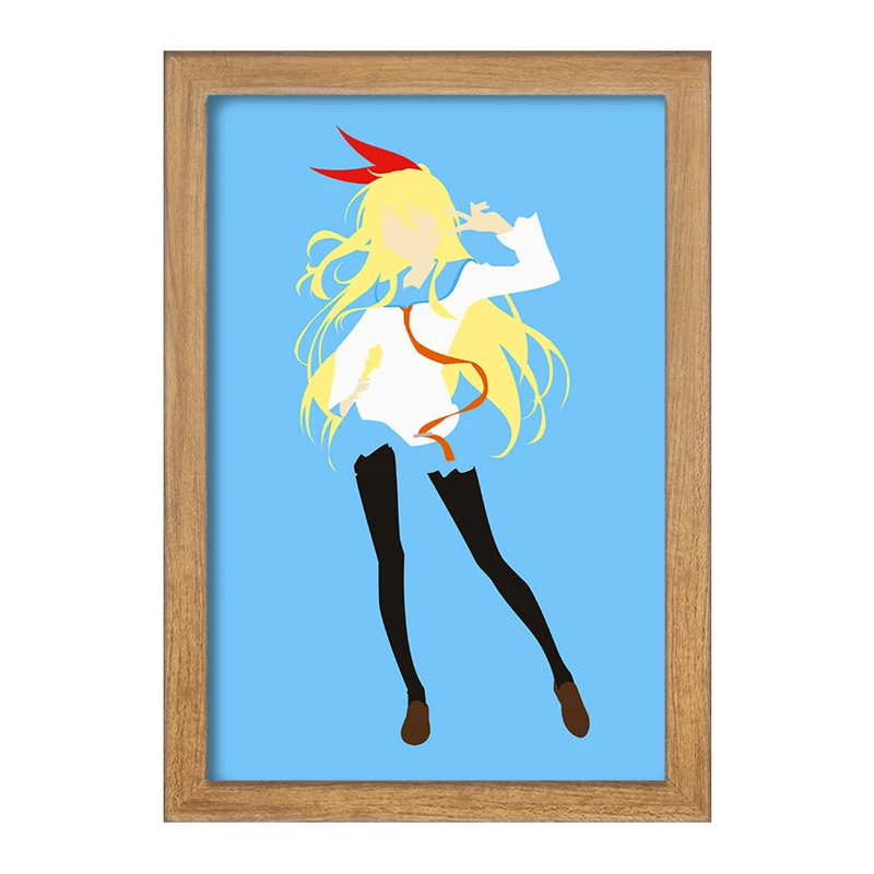 تابلو خندالو مدل انیمه عشق دروغین  کد 17173