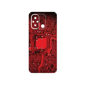 MAHOOT Red_Printed_Circuit_Board Cover Sticker for Xiaomi Redmi 12C
