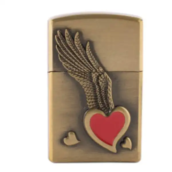 فندک مدل طرح قلب بالدار کد 607