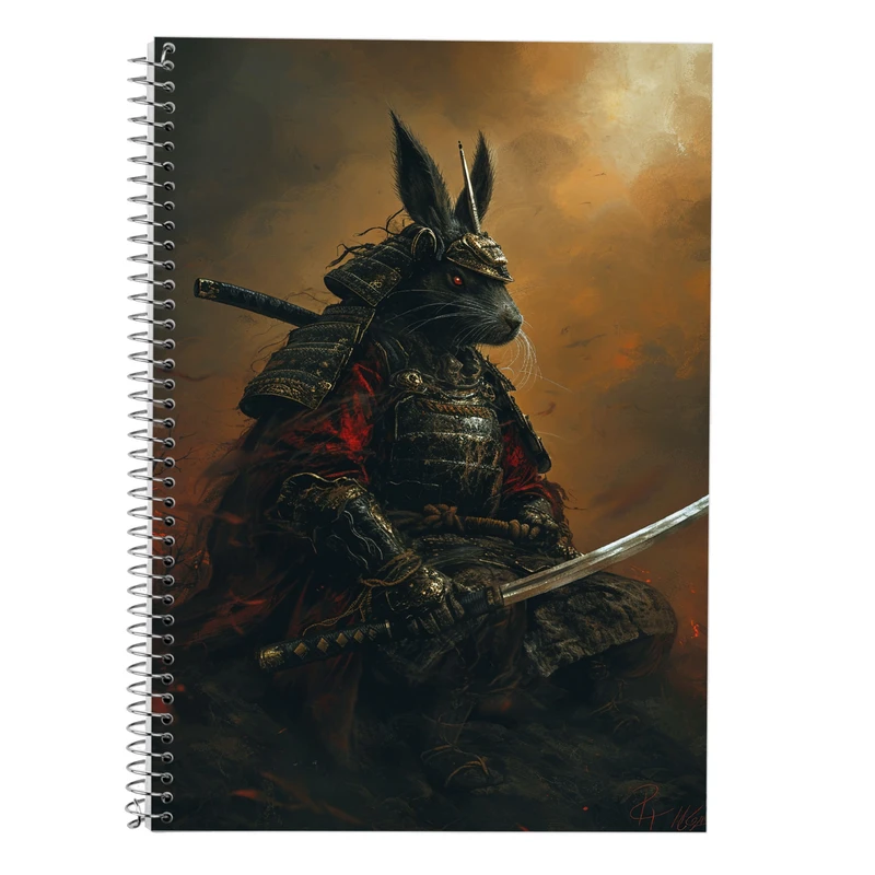 دفتر زبان 50 برگ مدوپد مدل دو خط طرح حیوانات جنگجو کد DF14813