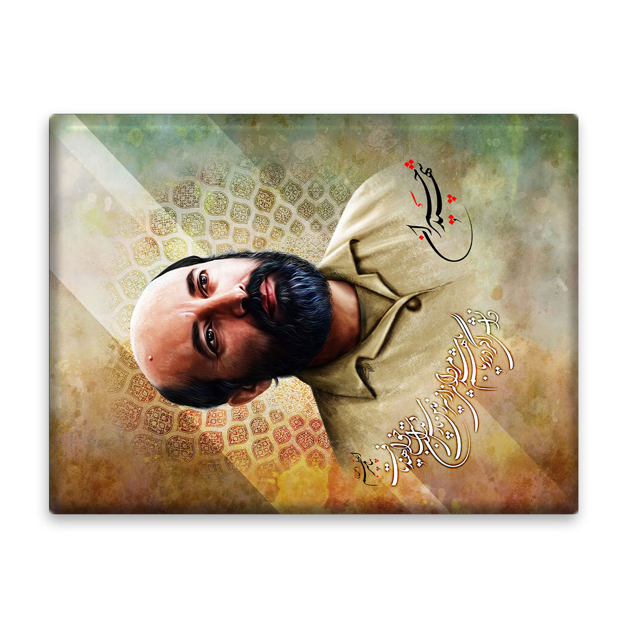 کاشی اطلس آبی  طرح شهید چمران مدل T5401