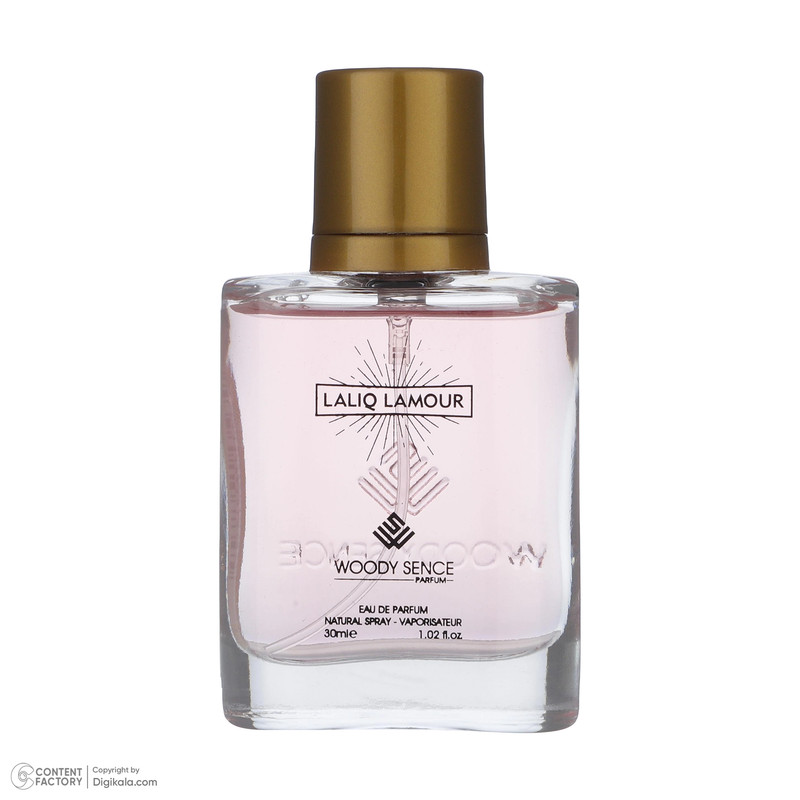 عطر جیبی زنانه وودی سنس مدل LALIQ LAMOUR حجم 30 میلی‌لیتر
