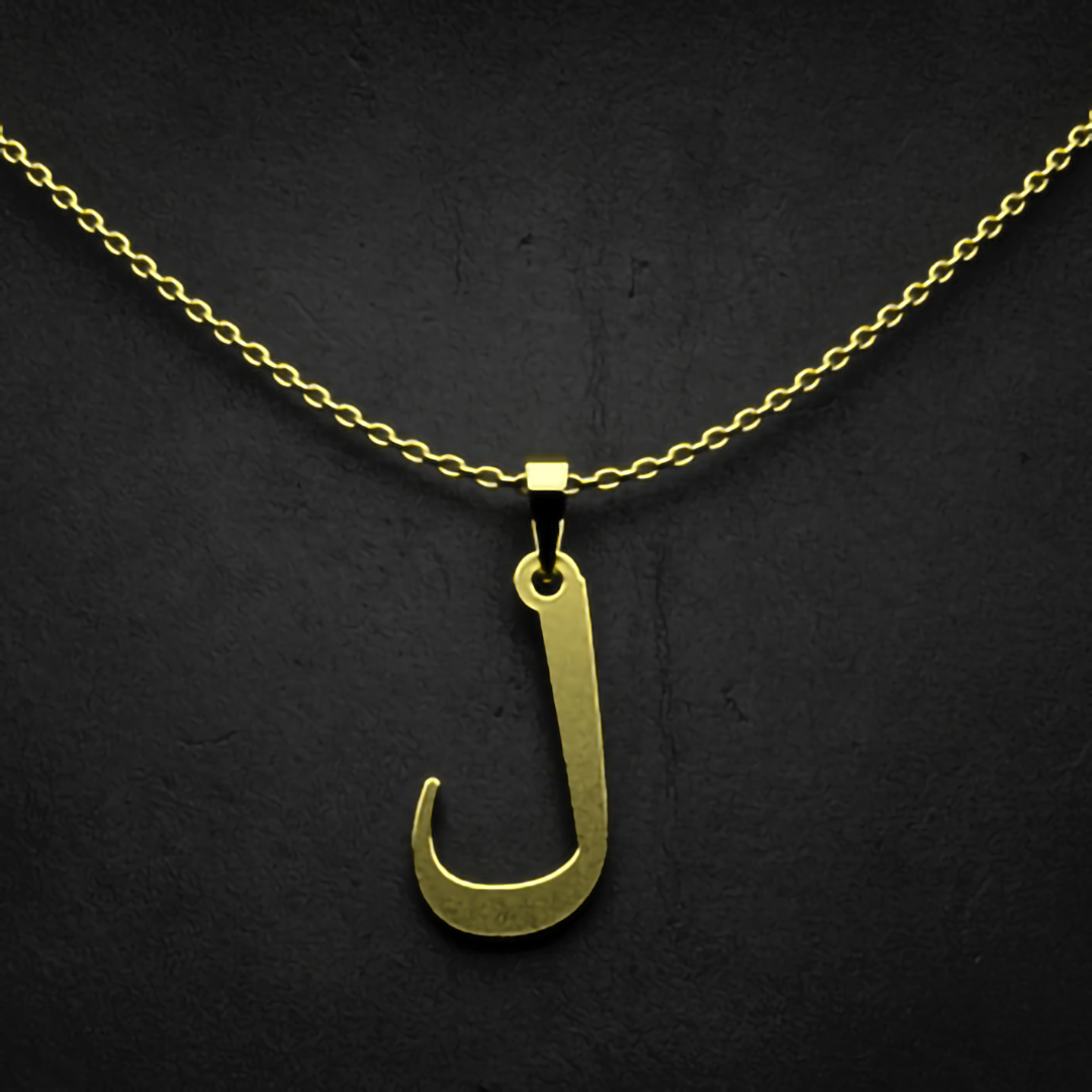 گردنبند طلا 18 عیار زنانه مدوپد مدل حرف ل کد I3-1-1391