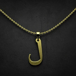 گردنبند طلا 18 عیار زنانه مدوپد مدل حرف ل کد I3-1-1391