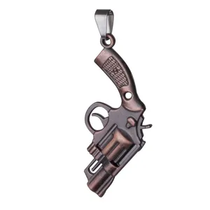 آویز گردنبند طرح تپانچه کد cmprr5