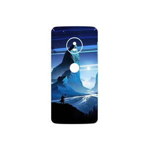 MAHOOT Blue Mountains Digital Art Cover Sticker for Motorola Moto G5 Plus