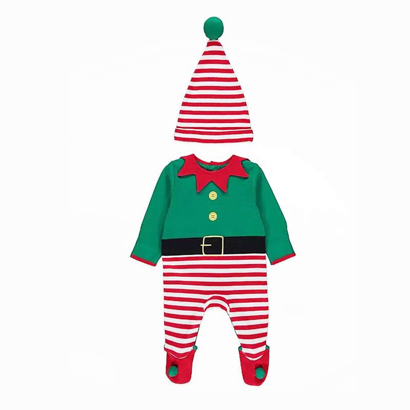 ست سرهمی و کلاه نوزادی جورج مدل g-elf