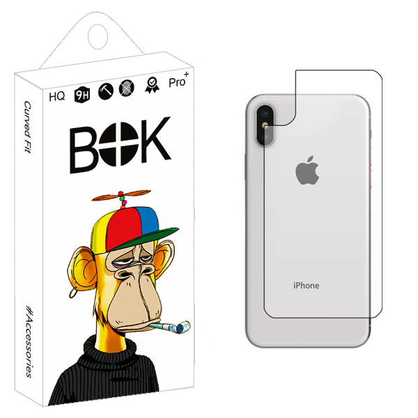محافظ پشت گوشی بوک مدل +HD مناسب برای گوشی موبایل اپل Iphone X/XS