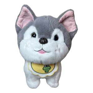 عروسک طرح سگ پیشبندی مدل 03 ارتفاع 28 سانتی‌متر