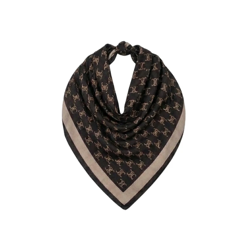 روسری ابریشم توییل زنانه مدل پترن با طول و عرض 140*140 سانتی متر