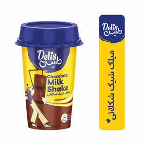 میلک شیک شکلاتی دلیس - 200 میلی لیتر