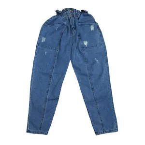 شلوار جین زنانه مدل مام فیت