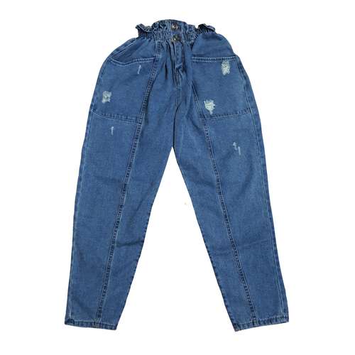 شلوار جین زنانه مدل مام فیت