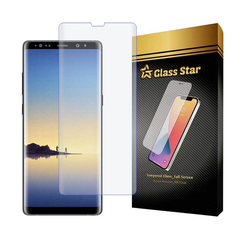 محافظ صفحه نمایش یووی گلس استار مدل  UVLIGHTS مناسب برای گوشی موبایل سامسونگ Galaxy Note 8