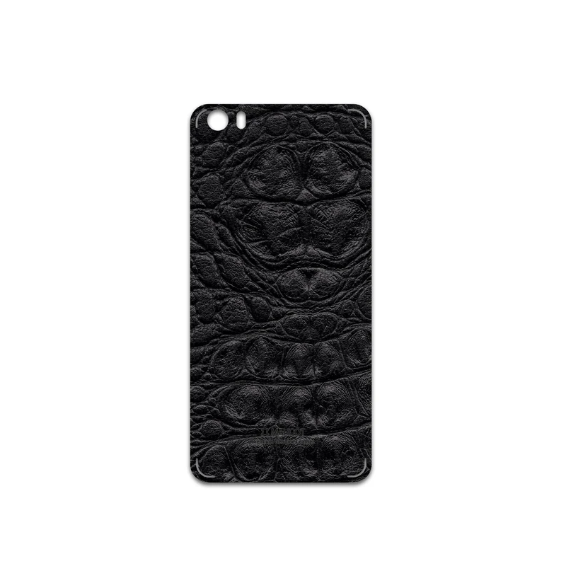 برچسب پوششی ماهوت مدل Black-Crocodile-Leather مناسب برای گوشی موبایل شیائومی Mi 5