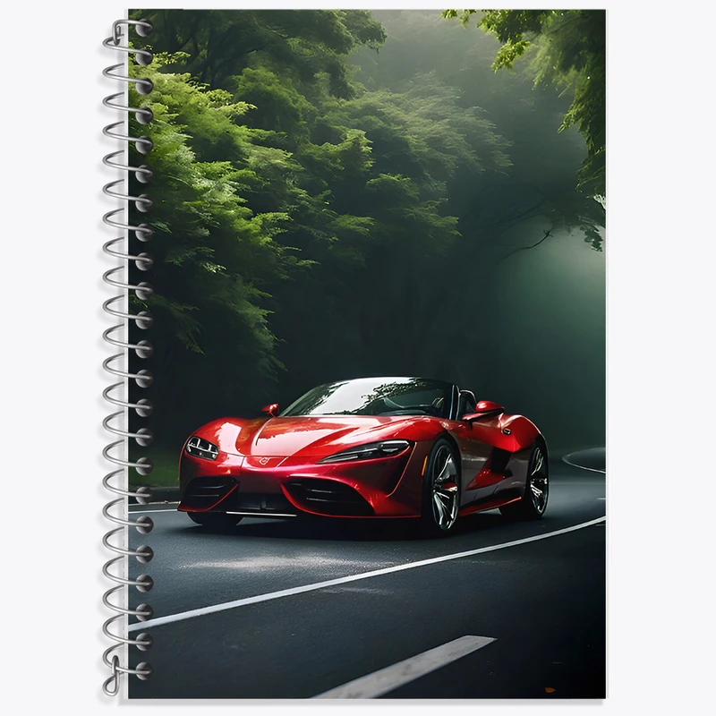 دفتر نت موسیقی 50 برگ خندالو طرح ماشین اسپرت کد F8055