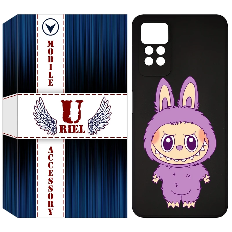 کاور یوریل قاب مدل KSH کد 150 طرح عروسک لبوبو مناسب برای گوشی موبایل شیائومی Redmi Note 12 Pro 4G