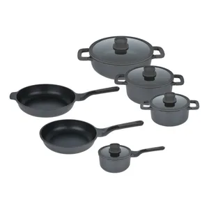 سرویس قابلمه و تابه 10 پارچه برگهف مدل Leo stone کد 1901