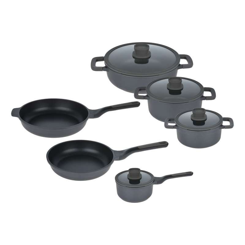 سرویس قابلمه و تابه 10 پارچه برگهف مدل Leo stone کد 1901