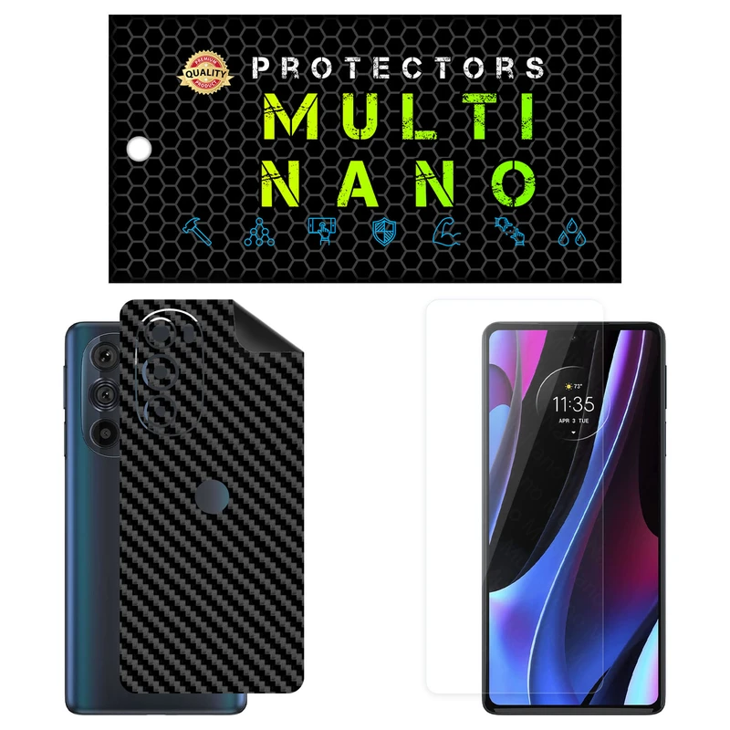 محافظ صفحه نمایش مولتی نانو مدل X-SFC مناسب برای گوشی موبایل موتورولا Edge Plus 5G UW به همراه برچسب پوششی