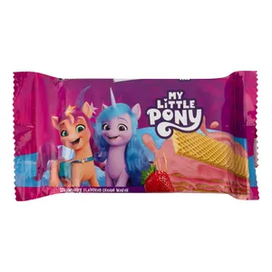 ویفر کرمدار توتفرنگی مای لیتل پونی - 40 گرم