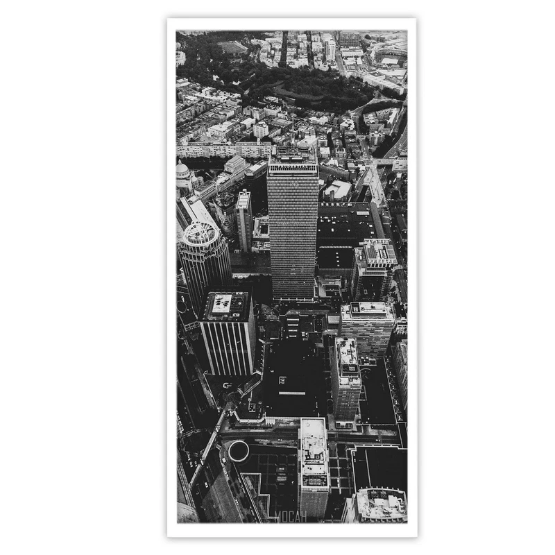 تابلو بکلیت طرح عکاسی سیاه و سفید منظره شهری مدل W-S3211