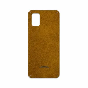 MAHOOT Brown-Chamois-Leather Cover Sticker for Samsung Galaxy M51