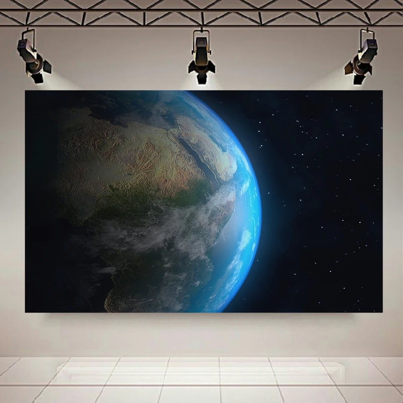 تابلو بوم طرح مخمل فضا مدل کره زمین کد AR305209