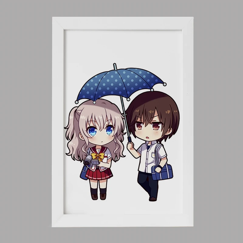 تابلو خندالو مدل توموری و یو انیمه شارلوت کد 32094