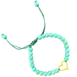 دستبند نقره زنانه مدل قلب