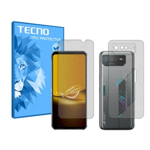 Tecno Resistant model Matte screen protector suitable for Asus ROG Phone 6D mobile phone along with the back of the phone