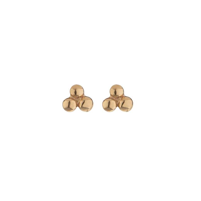 گوشواره طلا 18 عیار زنانه میم سا مدل E2480