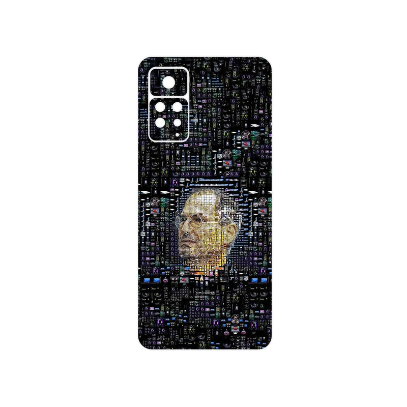 برچسب پوششی ماهوت مدل Collage of Steve Jobs 2 مناسب برای گوشی موبایل شیائومی Redmi Note 11 Pro Plus 5G (India)