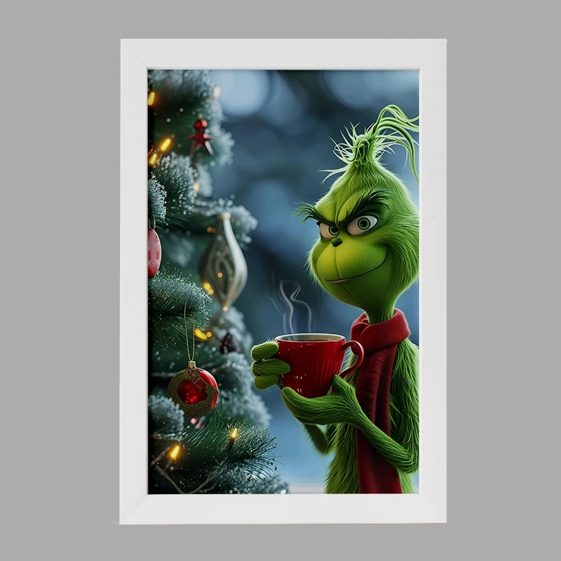 تابلو خندالو مدل گرینچ (The Grinch) کد F5871