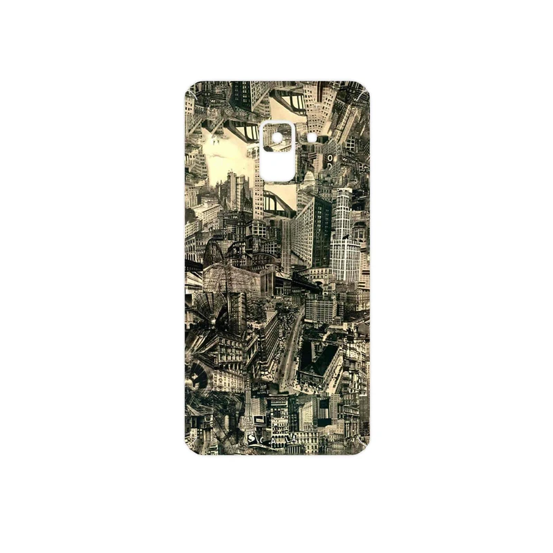برچسب پوششی ماهوت مدل Collage of Skyscraper مناسب برای گوشی موبایل سامسونگ Galaxy A8 2018